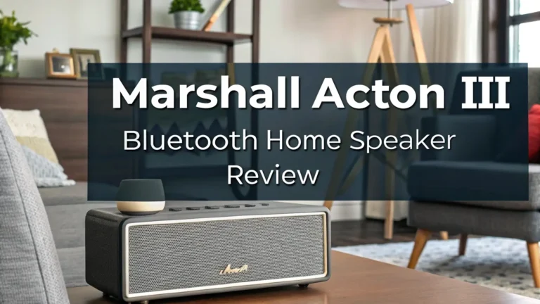 Marshall Acton III Bluetooth Home Speaker Review: The Ultimate Guide