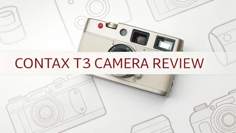 Contax T3 Camera Review 2026: A Comprehensive Guide