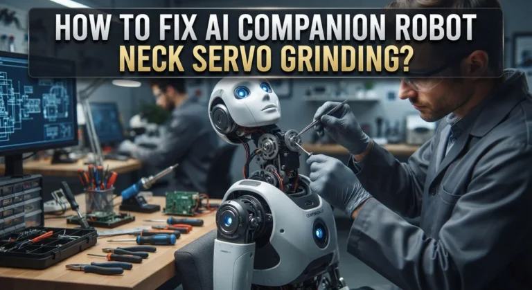 How To Fix AI Companion Robot Neck Servo Grinding?