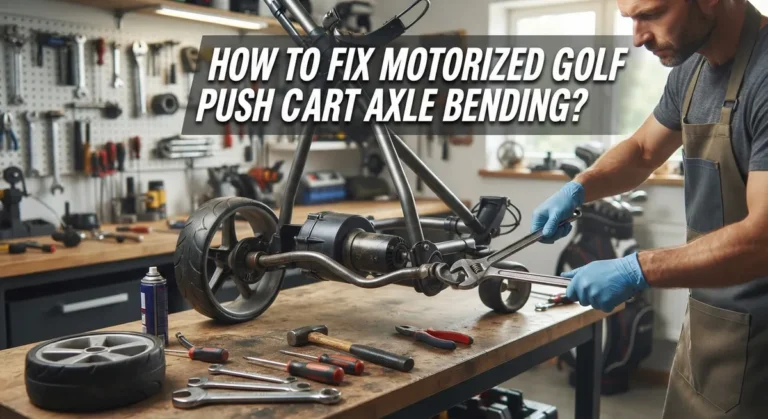 How To Fix Motorized Golf Push Cart Axle Bending?