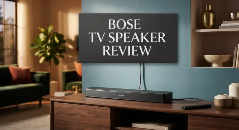 Bose TV Speaker Review 2026: Sound Quality, Features & Performance
